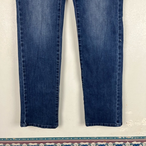 Soft Surroundings Triple S Straight Leg Jeans High Waist Dark Blue Size 6 - Picture 4 of 10
